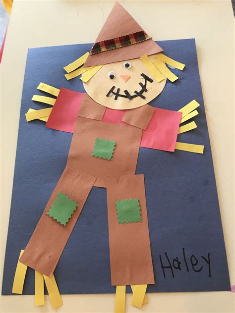 Torn Paper Scarecrow Kids Craft Artofit