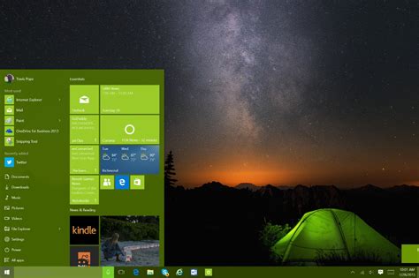 How To Add A Background And Colors To Start In Windows 10