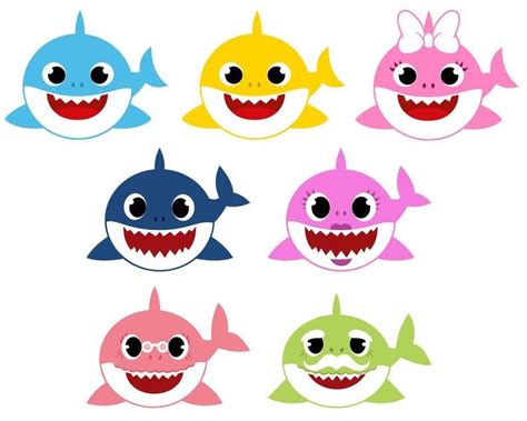 Free 165 Clipart Vector Baby Shark Svg Svg Png Eps Dxf File