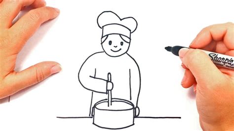 Como dibujar una mano (tutorial) las manos, junto con los ojos, son uno de los elementos más importantes a la hora de expresar las emociones y acciones de un personaje. Cómo dibujar un Cocinero paso a paso | Dibujo fácil de ...