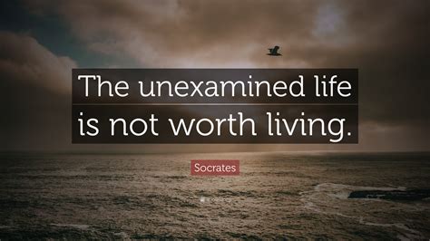 The authors of the following quotes have one major advantage. Socrates Quote: "The unexamined life is not worth living ...