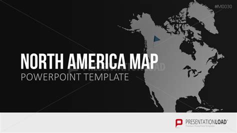 Powerpoint Map North America Presentationload