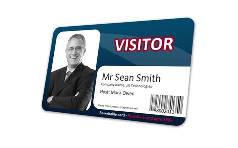 Visitor Re Write Id Cards Cost Effective Visitor Control