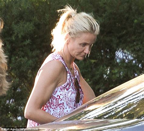 Cameron Diaz Flexes Her Biceps As She Totes Bags Full Of Groceries
