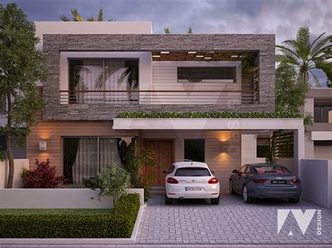 10 Marla House 3d Front Designblog