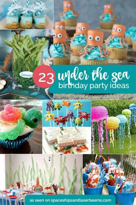 See more ideas about party supplies, under the sea and party themes. Under the Sea 4th Birthday Party - Spaceships and Laser Beams