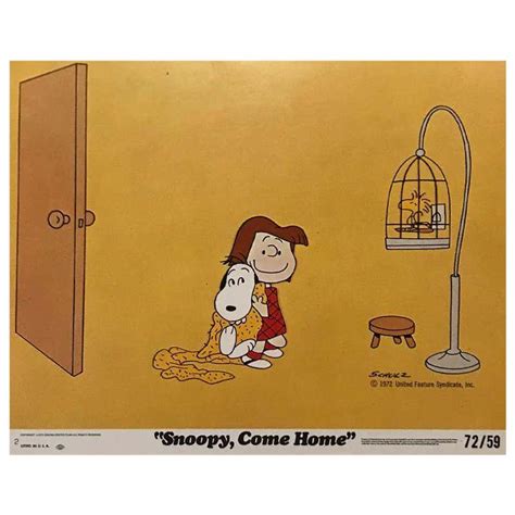 Snoopy Come Home Unframed Poster 1972 2 Of A Set Of 7 For Sale At