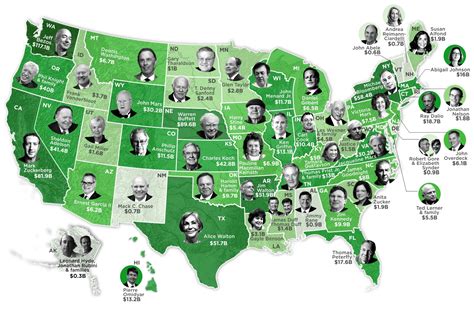 These Are The Wealthiest People In Each Of The U S States Vrogue