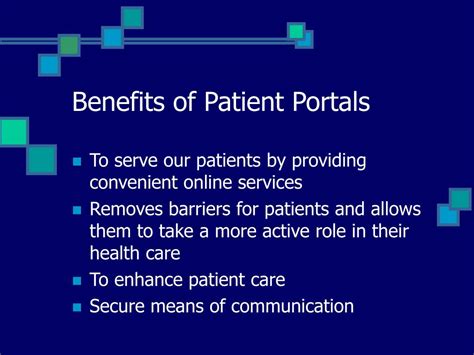 Ppt Patient Portals Improving Patient Access While Safeguarding Phi