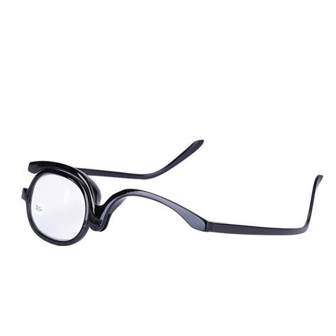 walfront magnify eye makeup glasses single lens rotating glasses women makeup essential tool