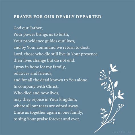 Catholic Prayers For The Deceased