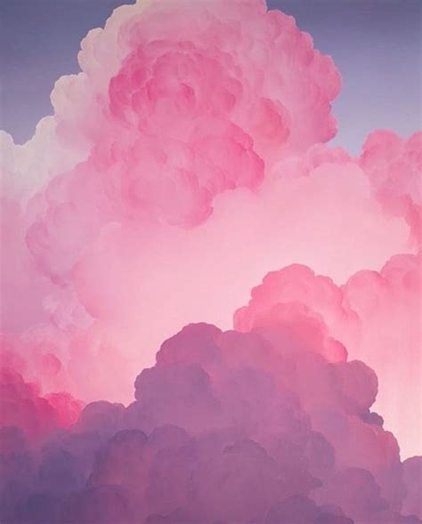 Happy Clouds Think Pink Pinterest Cloud Wallpaper And Artsy