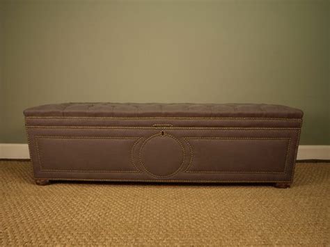 Upholstered coffee table may become your lovely furniture in your home. A 19th C. Large Upholstered Ottoman/Coffee Table ...