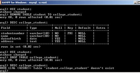 How To Delete Table In Mysql Command Php Programming Language