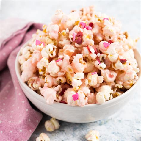 Valentines Day Pink Popcorn Noshing With The Nolands