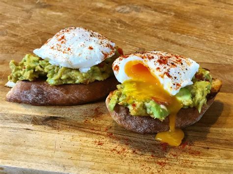 Smashed Avocado With Poached Eggs The Delectable Garden Food Blog