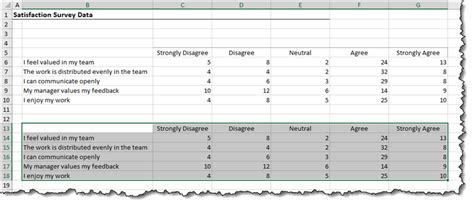 excel survey results template