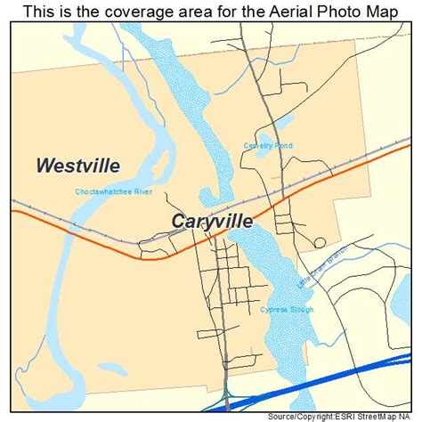 Aerial Photography Map Of Caryville Fl Florida
