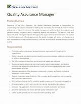 Software Qa Manager Job Description Pictures