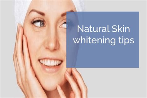 Skin Whitening Home Tips