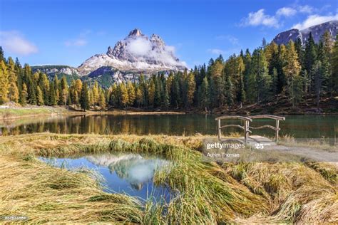 Antorno Lake Dolomite Alps South Tyrol Italy Europe High