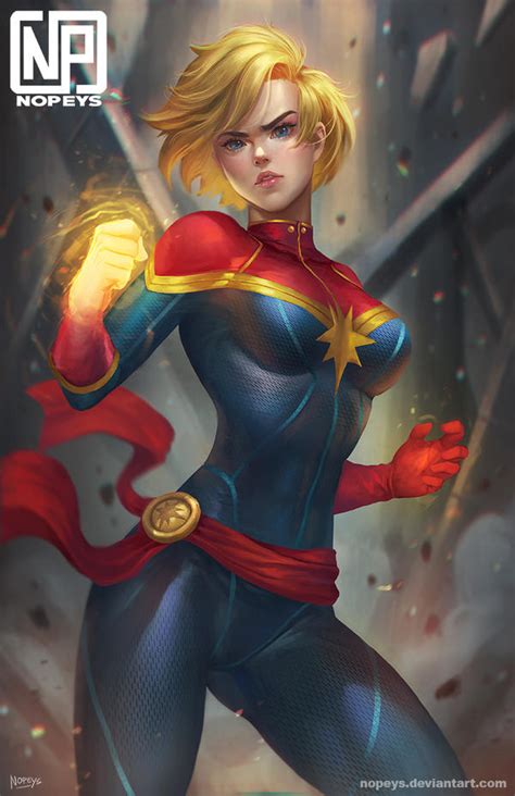 Captain Marvel By Nopeys On Deviantart
