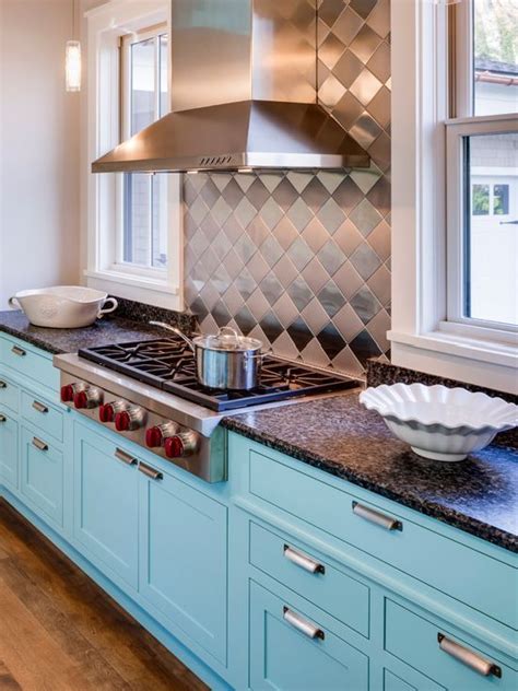 Who is the designer of blue kitchen cabinets? Benjamin Moore Spectra Blue Painted Kitchen Cabinets ...