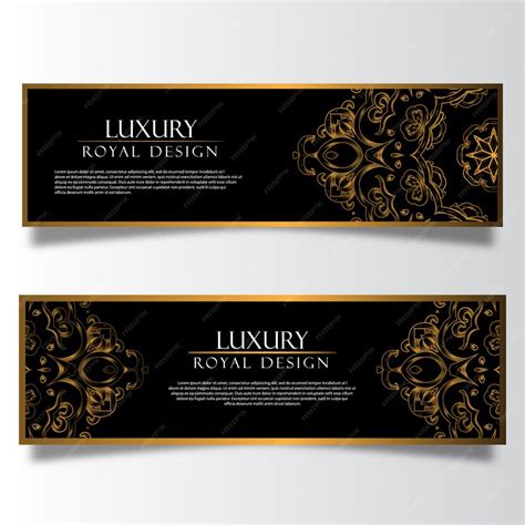 Free Vector Luxury Banner Design