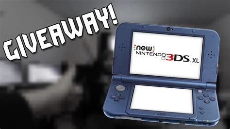 Closed New Nintendo 3ds Xl Giveaway Youtube