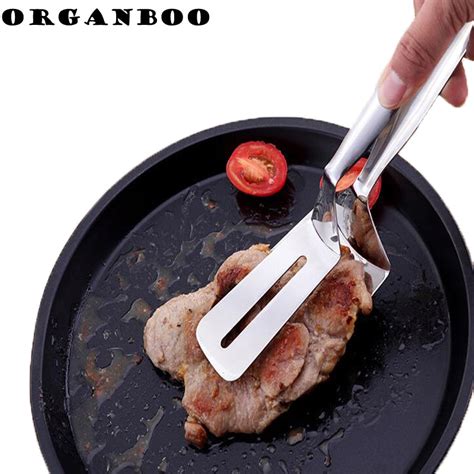 Organboo 1pc Stainless Steel Food Clips Steak Clip Food Barbecue Clips