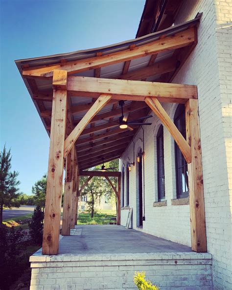 Timber Framed Porch | Timber frame porch, Porch design, Porch roof design