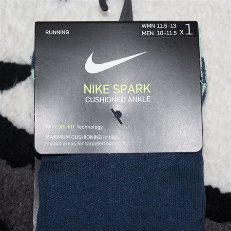 nike dri fit spark cushioned ankle running socks cu7199 460 196150563752 ebay
