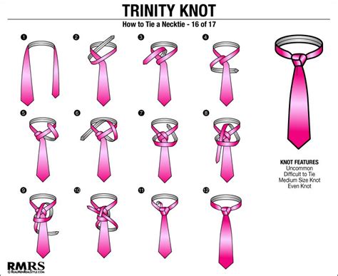Once learned, this tie can be performed very fast. Are You Man Enough to Wear This Necktie Knot? | How To Tie a Tie | The Trinity Knot