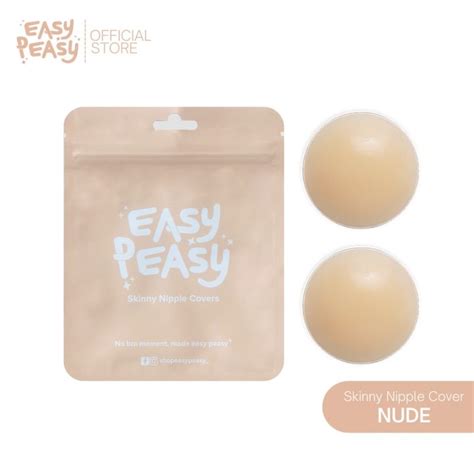 Easy Peasy Skinny Nipple Cover In Nude [seamless Nipple Tape Reuseable Sweatproof] Lazada Ph