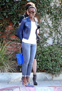 Lupita Nyongo Shows Off Her Laidback Style In Hues Of Blue Daily