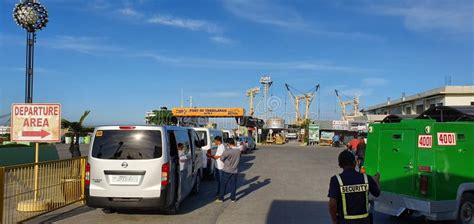 Sea Port Pier Of Tagbilaran City Bohol Philippines Stock Photo