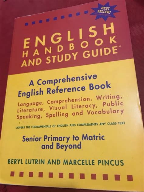 Language Studies English Handbook And Study Guide Beryl Lutrin Was