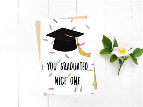 Graduation Card Graduation Well Done Greeting Card Well Etsy Uk