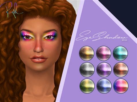 Sims 4 Cc Custom Content Makeup Eyeshadow Glitter Sims4cc