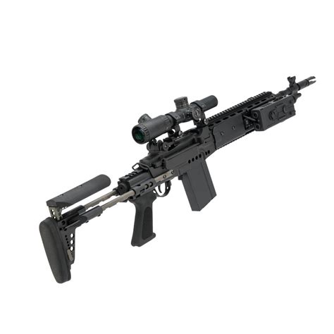 The m14 battle rifle was adopted in 1959 and gradually replaced the m1 garand in the us army, us marine corps, and us navy service. CYMA Sport Full Metal M14 EBR Designated Marksman Rifle ...