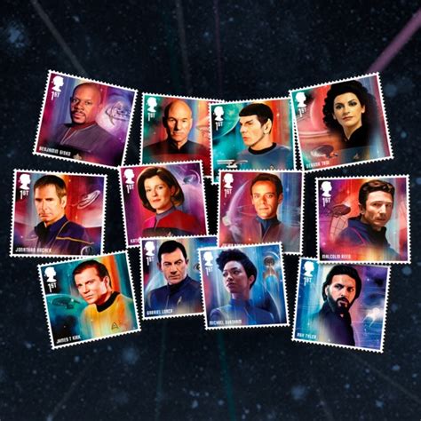 Introducing The Brand New Star Trek Stamps Boldly Collect Where No Uk