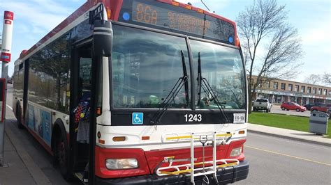 Ttc Bus 1243 Ride On Route 86a Scarborough To Toronto Zoo Youtube