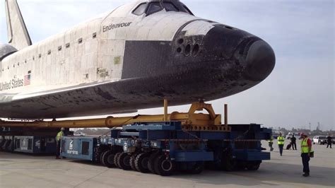 Space Shuttle Spin On The Transporter Youtube