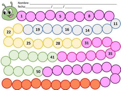 serie númerica del 1 70 Serie numerica Ejercicios de numeros