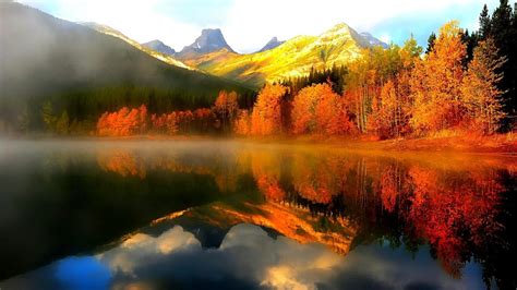 Fall Mountain Lake Wallpapers Top Free Fall Mountain Lake Backgrounds