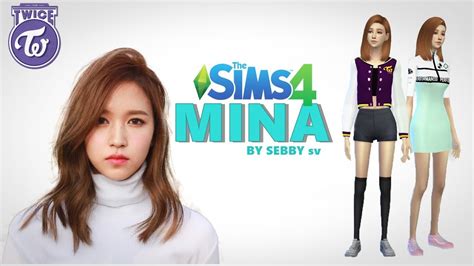 The Sims 4 Mina Twice Create A Sim Youtube