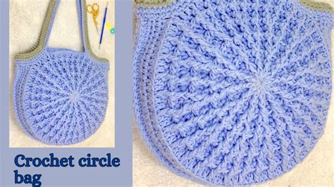 Crochet Circle Bag Easy Crochet Round Bag Youtube