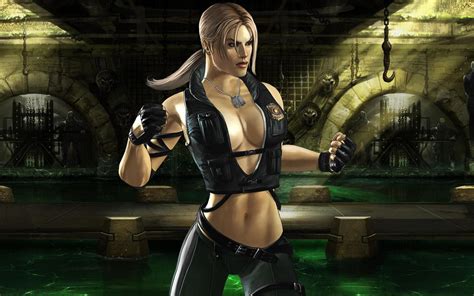 Behang Sonya Blade Mortal Kombat Mk Hd Widescreen High Definition Fullscreen