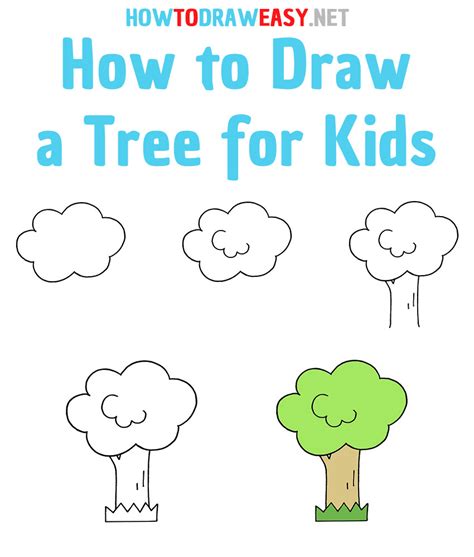 Easy To Draw Trees For Kids