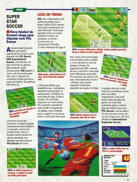 International Superstar Soccer of Super Nintendo in Super GamePower nº 14